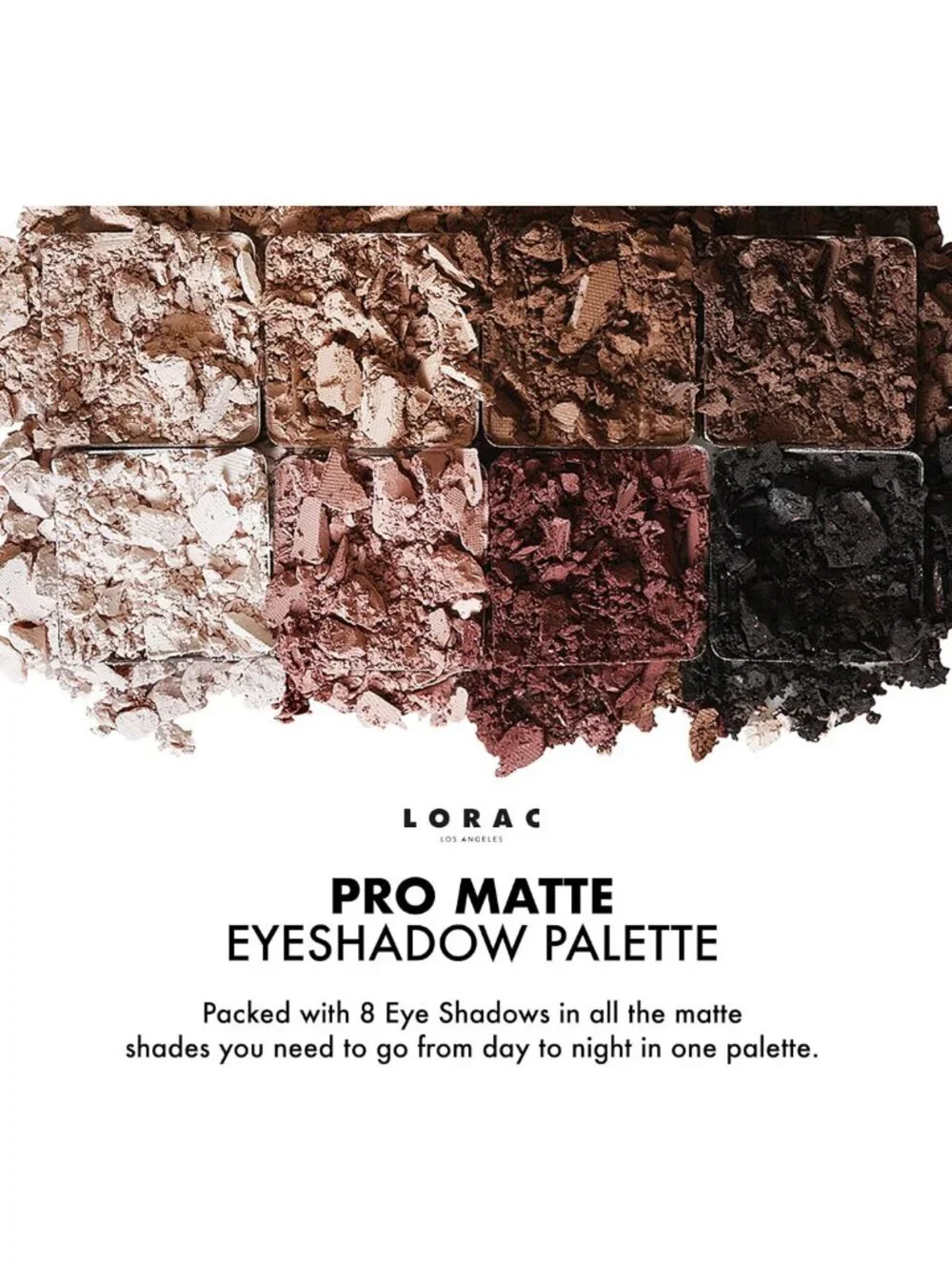 High Pigment Matte & Shimmer Eyeshadow Palette with Mirror - Versatile Makeup